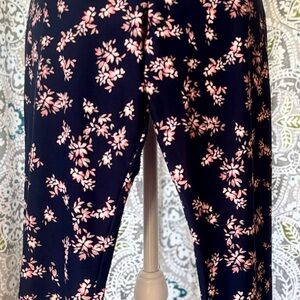 Time and Tru Navy Pink Floral Men's Chinos